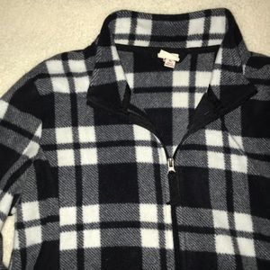 Plaid Flannel Zip Up
